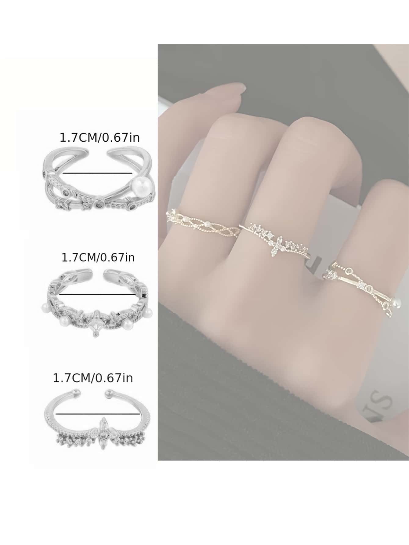 3pcs Ring Set