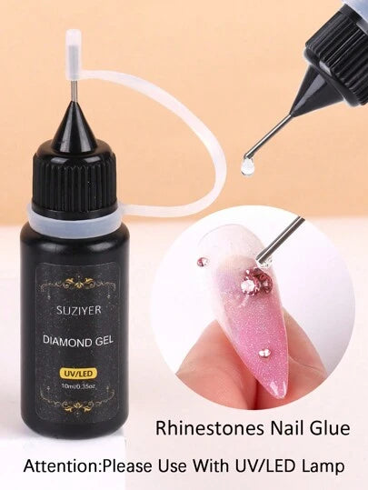 10ml Super Strong Adhesive Rhinestone Nail Gel Glue