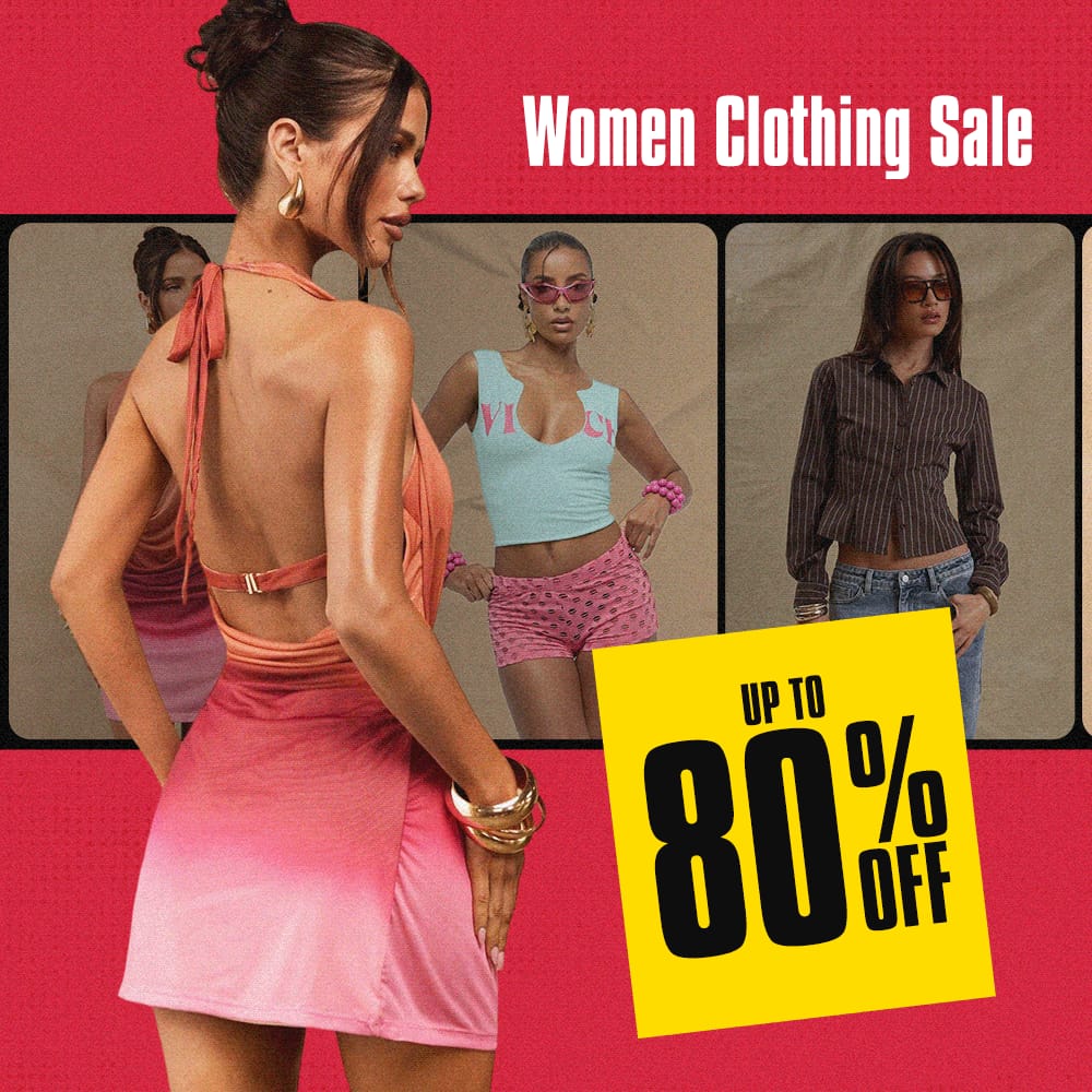 Fashion Deals: 80% OFF + 60% Coupon!