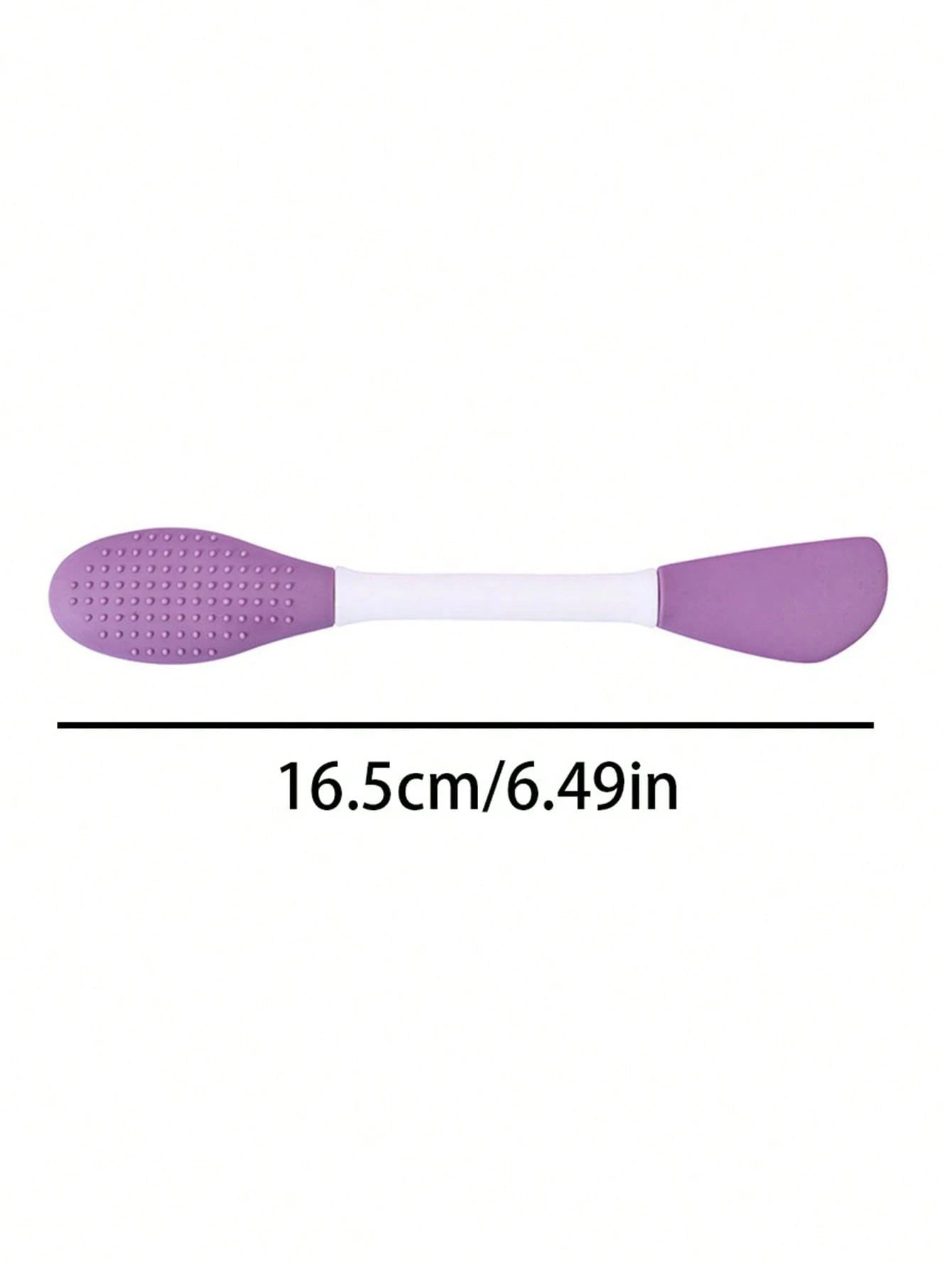 1pcs Dual-Head Silicone Facial Mask Brush For Cleansing