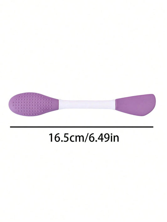 1pcs Dual-Head Silicone Facial Mask Brush For Cleansing