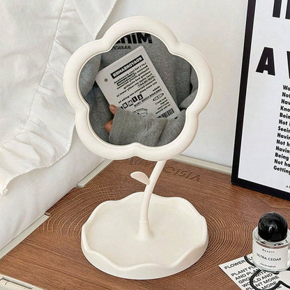 Flower Pattern Makeup Mirror