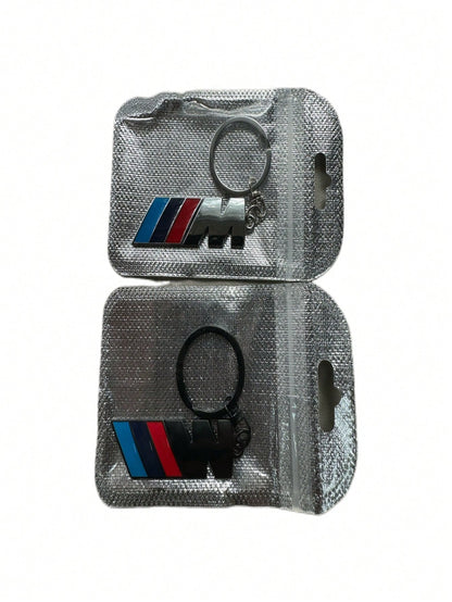 BMW M Accessories Metal Key Chain Logo M
