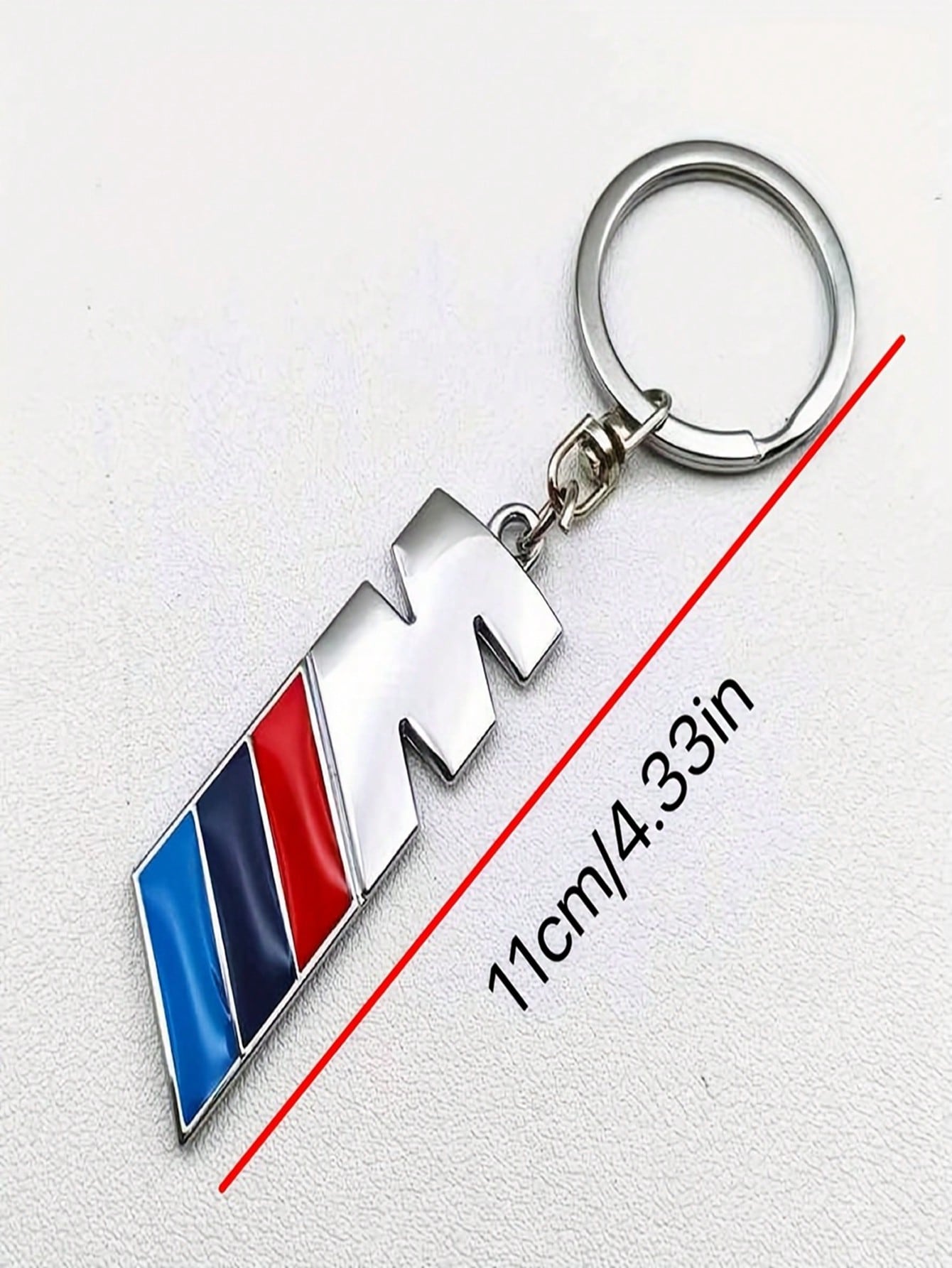 BMW M Accessories Metal Key Chain Logo M