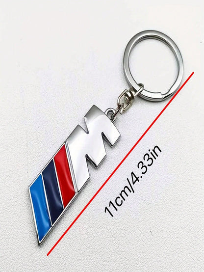 BMW M Accessories Metal Key Chain Logo M